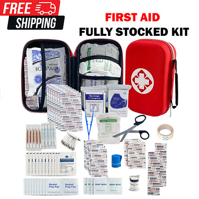 #ad First Aid Kit Medical Emergency Trauma Military Survival Travel Portable US $6.99