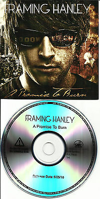 #ad FRAMING HANLEY A Promise to Burn RARE TST PRESS ADVNCE PROMO DJ CD 2010 MINT $24.99