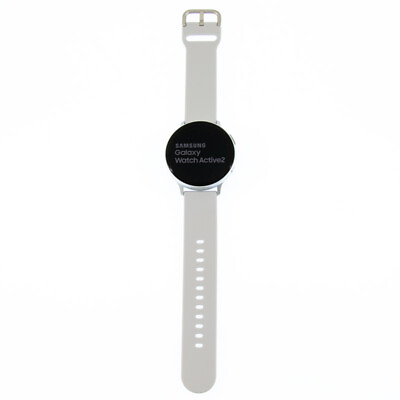 #ad Samsung Galaxy Watch Active2 44mm Cloud Silver SM R820NZSAXAR $39.99