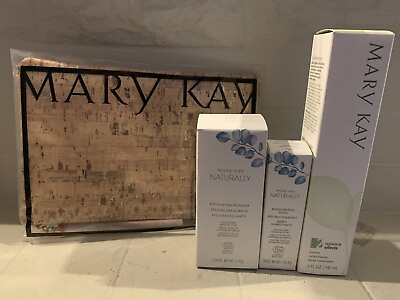 #ad Mary Kay Naturally Skin Care Lot with Makeup Bag New Sealed $39.99