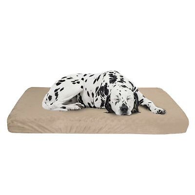 #ad XL Dog Bed Orthopedic Memory Foam Pet Cushion with Removable Cover 46quot; x 27quot; $49.99
