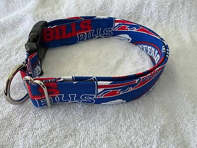#ad Buffalo Bills Side Release Buckle Dog Collars $25.00