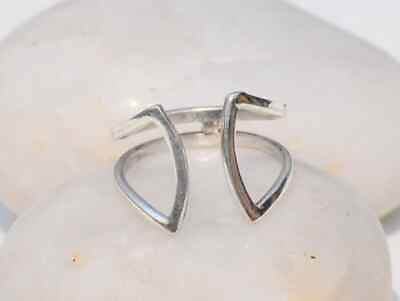 #ad Open Band Ring 925 Sterling Silver Ring Statement Ring Wedding Ring $6.59