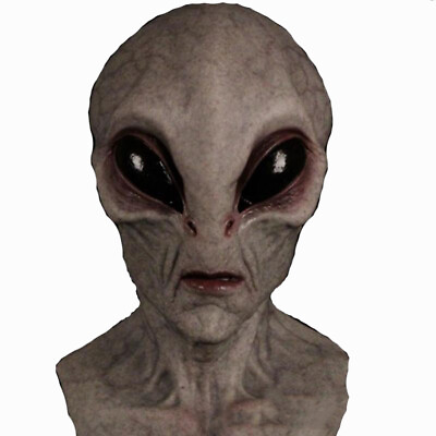 #ad Halloween Cosplay Alien Mask Scary Horrible Horror Alien mask Magic Mask 62x42cm $25.99