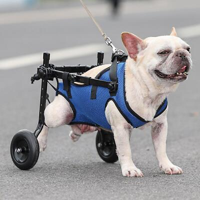 #ad Adjustable Pet Wheelchair Hind Limb Hind Leg Disabled Pet Cat Dog Mob Fast C $48.80