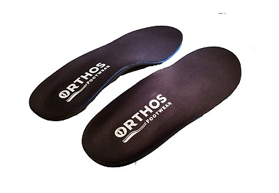 #ad Orthos Footwear Orthotic Insole Black Fabric C Womens 7 7.5 Mens 5 5.5 $39.95