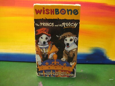 #ad Wishbone The Prince and the Pooch Kids#x27; Show VHS Tape $5.53
