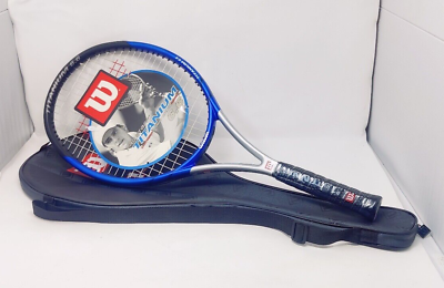 #ad Wilson Titanium 6.6 Pro Staff Tennis Racquet 110 sq. 4 1 4” L2 Grip w Cover Bag $65.00