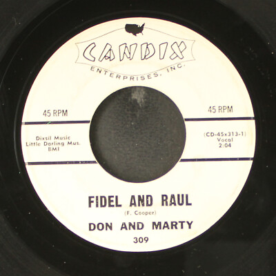 #ad DON amp; MARTY: fidel amp; raul mandolin rock CANDIX 7quot; Single 45 RPM $12.00