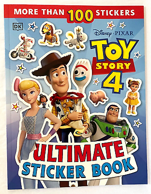 #ad Disney Pixar Toy Story 4 Ultimate Sticker Book 16 Pages Over 100 Stickers Fun $7.99