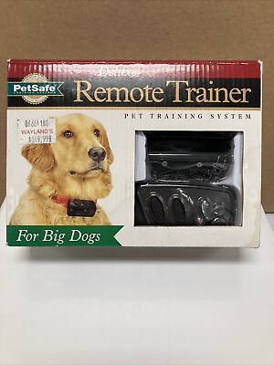 #ad PetSafe Deluxe Remote Trainer training system for Big Dogs FACTORY SEALED NIB $47.99
