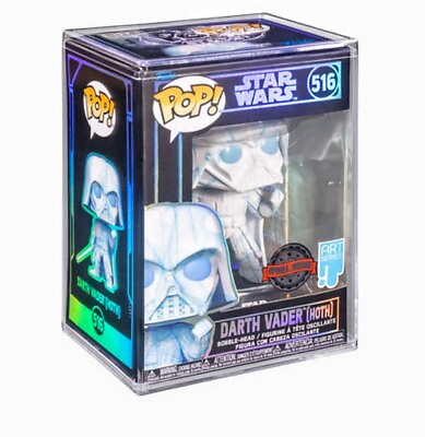 #ad Funko Pop STAR WARS Darth Vader Hoth #516 Special Edition Art Series w case $28.00