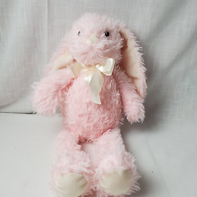 #ad Kellytoy Pink Bunny Rabbit Plush Crinkle Ears Rattle Kids Stuffed Animal $14.90
