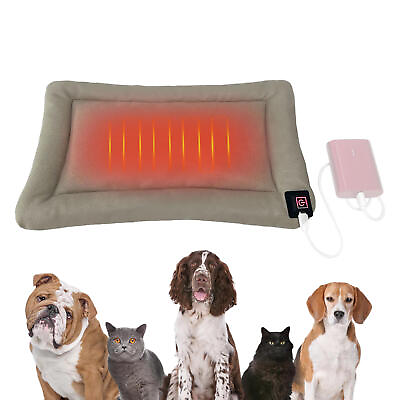 #ad pet Electric Heating Pad Warmer Heater Bed Heated Mat for Dog Cat Waterproof $17.01