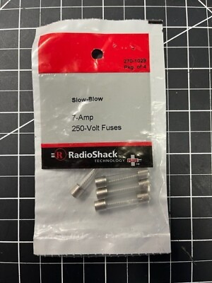 #ad 2 Each RadioShack Fast or Slow Blow Fuse Select Type Value 3 4 1 3 4 7 Amp $9.95