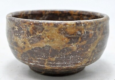 #ad Antique Sand Stone Kitchenware Spice Salt Bowl Original Old Hand Carved $49.00