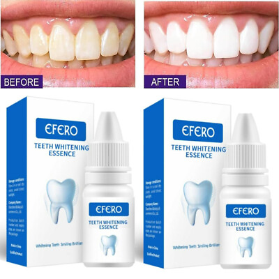 #ad 2PCS Teeth Whitening Serum Gel Oral Hygiene Dental Care Remove Plaque Clean Kit $8.95