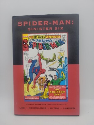 #ad Spider Man Sinister Six Hardcover 2009 1st Edtition Good $29.95