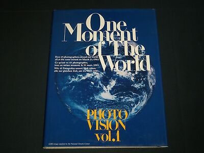 #ad 1983 PHOTO VISION VOLUME NO. 1 ONE MOMENT OF THE WORLD NICE PHOTOS KD 4727A $45.00