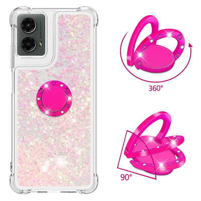 #ad Love Quicksand Band Rings Phone Case For Motorola Edge 30Pro G Power G Play $11.90