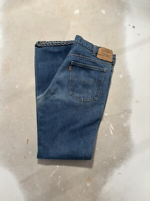 #ad vintage 70s levi’s orange tan jeans $109.99