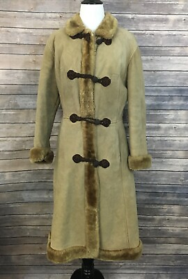 #ad Vintage Long Shearling Coat Size: EUR44 fits like S $125.00
