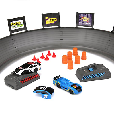 #ad Big Race Track Set NASCAR Adventure Force Crash Racers Figure 8 Circuit NEW $27.60