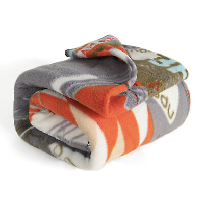 #ad 60”X40” Ultra Soft Fleece Microfiber Polyester Blanket Multicolor Bed Sofa Throw $3.99