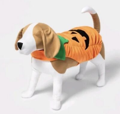 #ad Pumpkin Adjustable Dog Cat Costume Vest Hyde amp; EEK Boutique Size Small $13.99