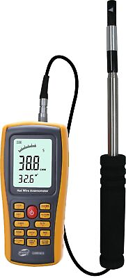 #ad Hot Wire Anemometer Air Velocity Air Volume Temperature with Slim Sensor USB $178.90