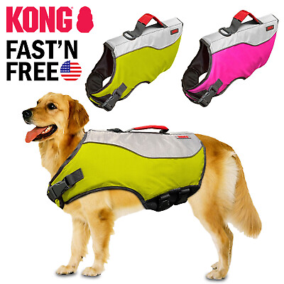 #ad Kong Dog Safety Float Preserver Flotation Vest Adjustable Ripstop Life Jacket $34.50