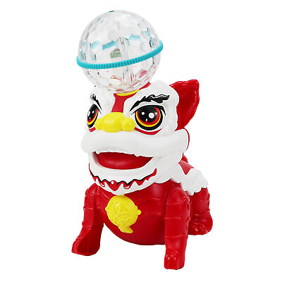 #ad Music Animal Toys Head Ball Spinning Toy with Light and Music Chinese Dancing $20.51