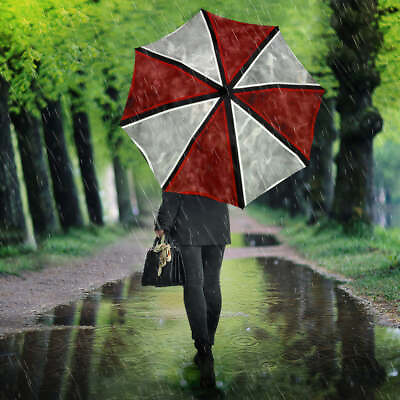 #ad Resident Evil Automatic Travel Umbrella Folding Compact Umbrella Anti UV Rain $33.24