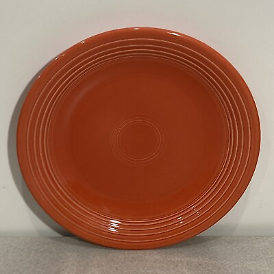 Fiestaware 11 3 4” Poppy Orange Charger Chop Plate $19.50