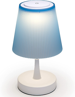 #ad Blue Lamp for Boys Bedrooms Modern Small Table Lamp for Bedroom Bedside Night $53.99
