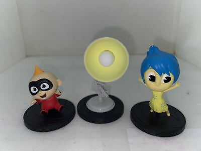 #ad Disney Pixar Figure Collection Set of 3 Sold AsIs Current Condition Items $65.76