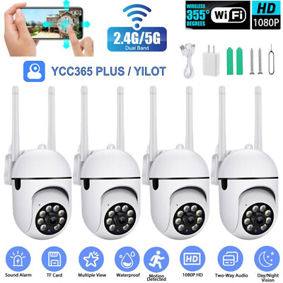 #ad 5G Wifi Wireless Security Camera System Outdoor Home Night Vision Cam 1080P HD $47.89