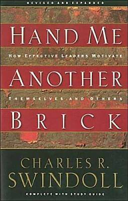 #ad Hand Me Another Brick Paperback By Swindoll Charles R. GOOD $4.39