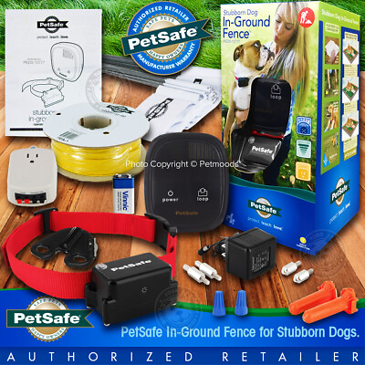#ad PetSafe Stubborn Dog In Ground Fence Transmitter and Collar System PIG00 10777 $239.95
