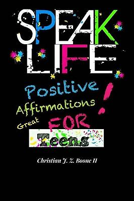 #ad Speak Life: Positive Affirmations: For Teens by Audra Blyther English Paperbac $17.22