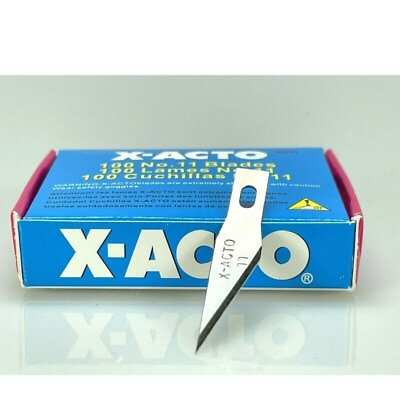 #ad #ad X ACTO X611 100 Pc. No.11 Bulk Pack Blades for X Acto Knives New $15.84