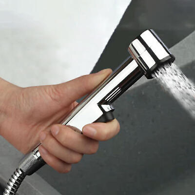 #ad Hand Held Toilet Bidet Sprayer Bathroom Shower Water Spray Head w 1.5m Hose Kit $10.02