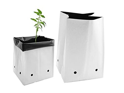#ad Grow Bags 5 Gallon 25 Pack White $23.07