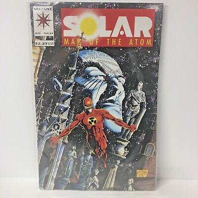 #ad Valiant Comic Book Solar Man Of The Atom Vol 1 No 22 June 1993 $6.99