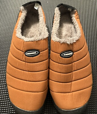 #ad Fashion Men’s Women#x27;s Indoor Outdoor Slippers with Fuzzy Plush Lining Slip 44 $24.99