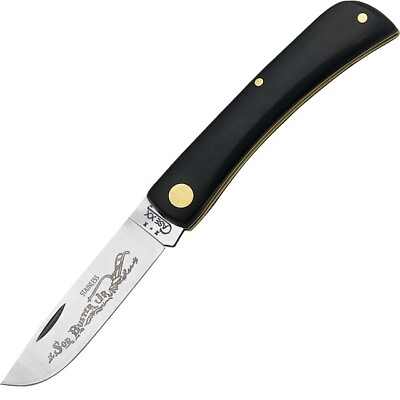 #ad CASE 00095 Black Sod Buster Jr Skinner 2.8quot; Stainless Blade Folding Pocket Knife $34.99