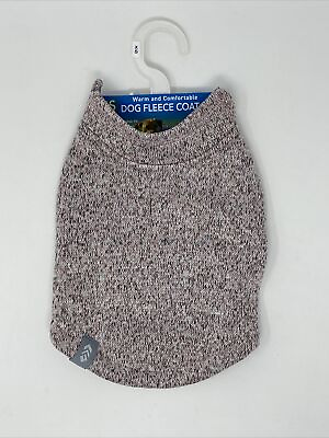 #ad Free Country Dog Fleece Coat XS Adjustable Fit Extra Small Multicolor Gray $19.99
