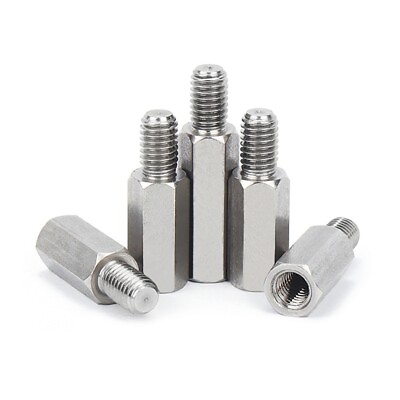 #ad 304 stainless steel Hex support Male Female Hex Standoff Screw Spacer Pillar $8.75