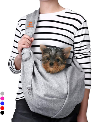 #ad Dog Sling Dog Carrier Sling Pet Sling Puppy Sling Bag for Small Dogs Grey Ad $40.32