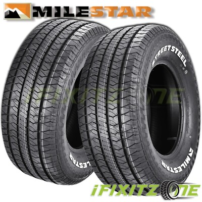 #ad 2 Milestar Streetsteel P275 60R15 107T SL RWL All Season High Performance Tires $306.88
